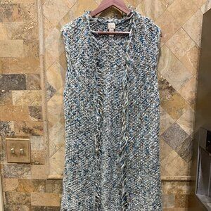 Chico's Knitted Long Vest